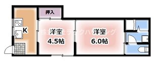 南野ハイツの物件間取画像